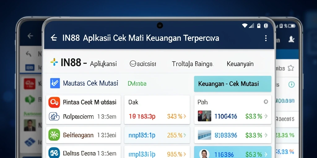 Tampilan antarmuka utama IN88 yang sederhana dan informatif.