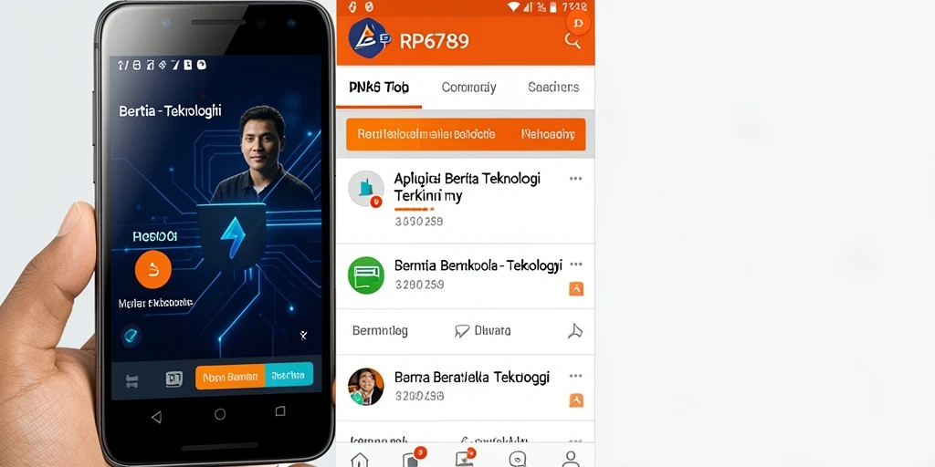 Antarmuka aplikasi RP6789 yang menarik dan informatif.