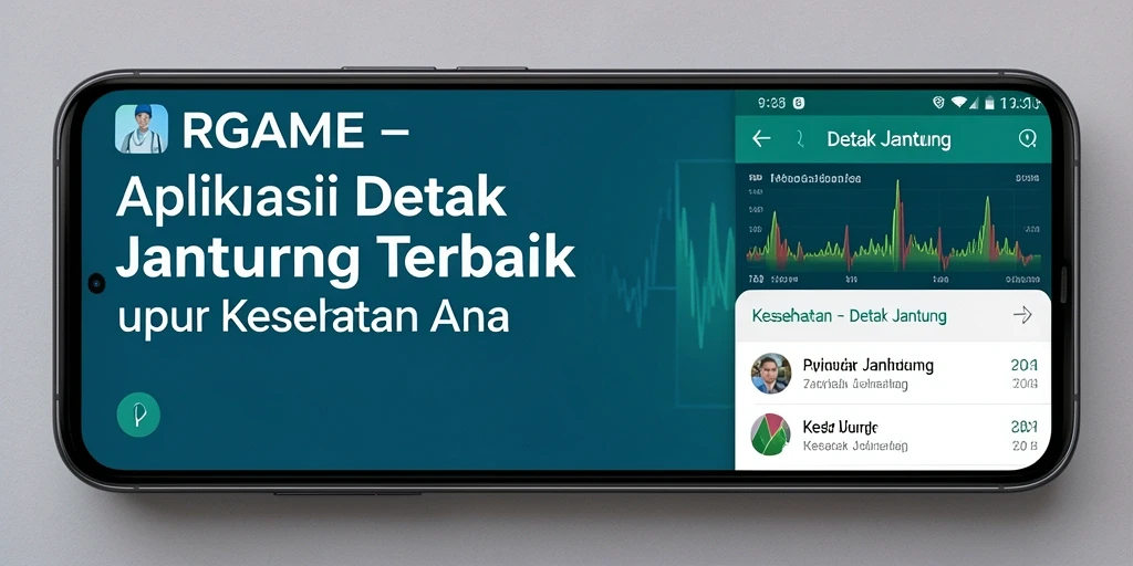 Tampilan antarmuka pengguna RPGAME menunjukkan fungsi detak jantung yang lengkap.