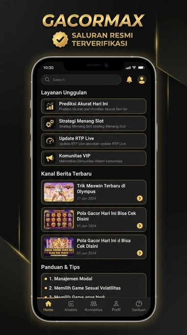 Halaman Resmi Gacormax untuk Pengguna Android