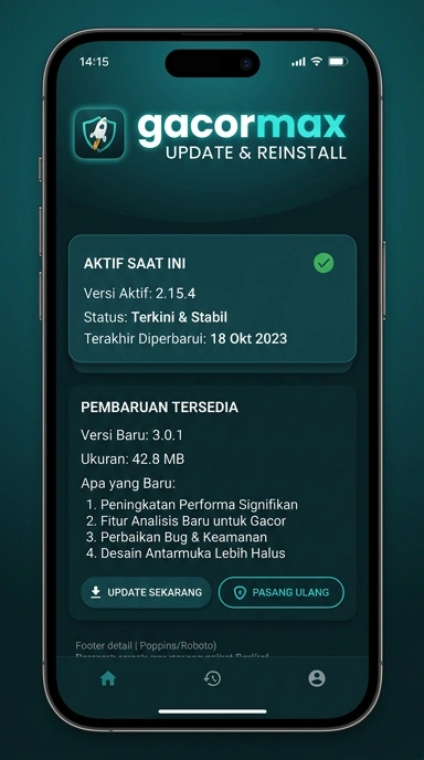 Riwayat Versi Gacormax: Pembaruan Terbaru